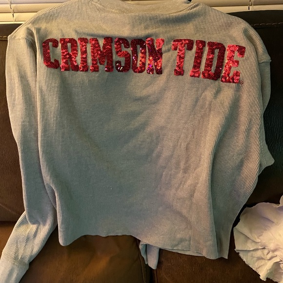 Grey Pink by Victoria Secret Crimson Tide Shirt - Picture 2 of 2